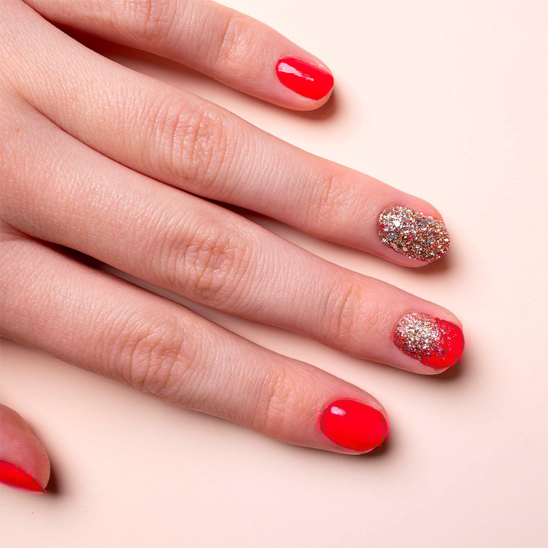 Glitzer-Maniküre, Schritt 3